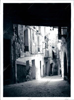 Una calle de el Grado (Huesca) cerca de Barbastro