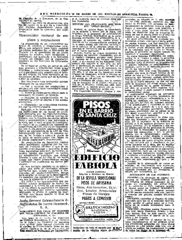 ABC SEVILLA 20-03-1974 página 50