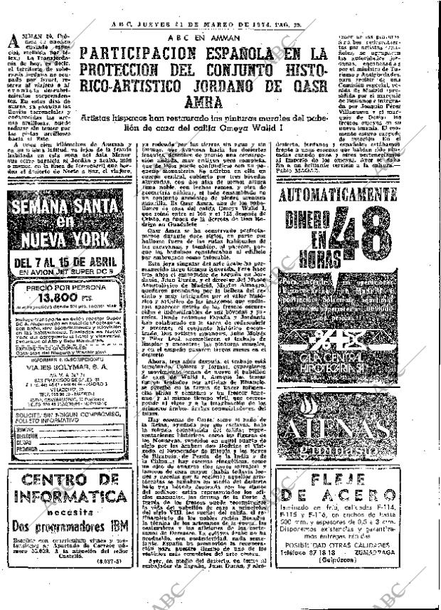 ABC MADRID 21-03-1974 página 29