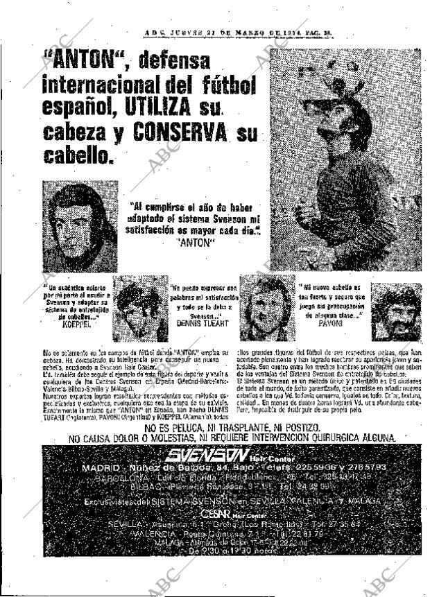 ABC MADRID 21-03-1974 página 38