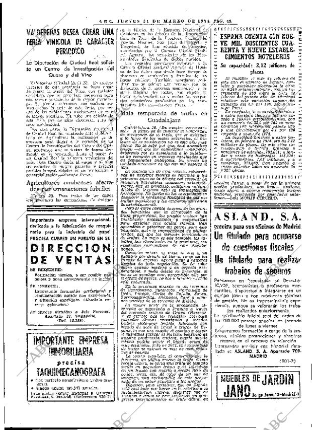 ABC MADRID 21-03-1974 página 44
