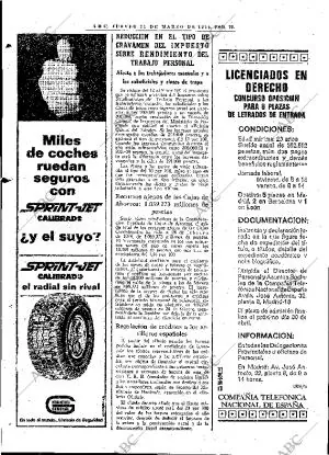 ABC MADRID 21-03-1974 página 70