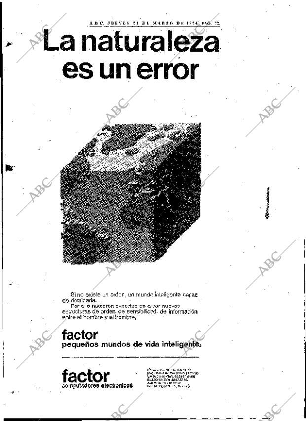 ABC MADRID 21-03-1974 página 72