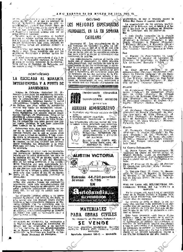 ABC MADRID 23-03-1974 página 100