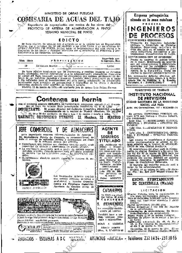 ABC MADRID 23-03-1974 página 124