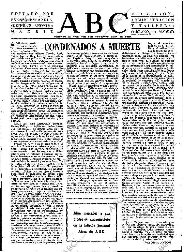 ABC MADRID 23-03-1974 página 3