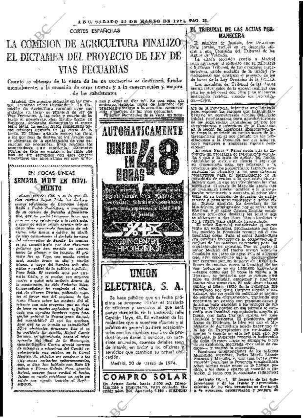 ABC MADRID 23-03-1974 página 65