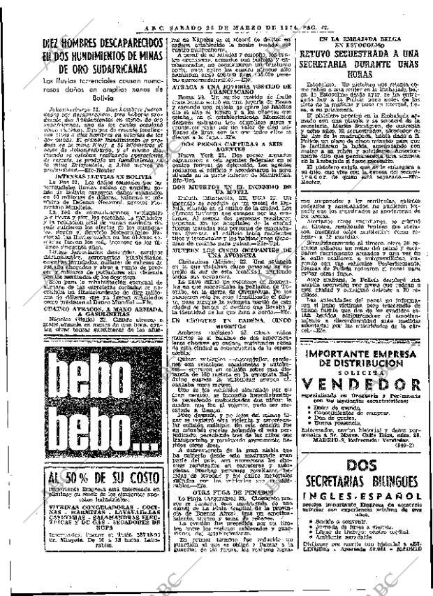 ABC MADRID 23-03-1974 página 68