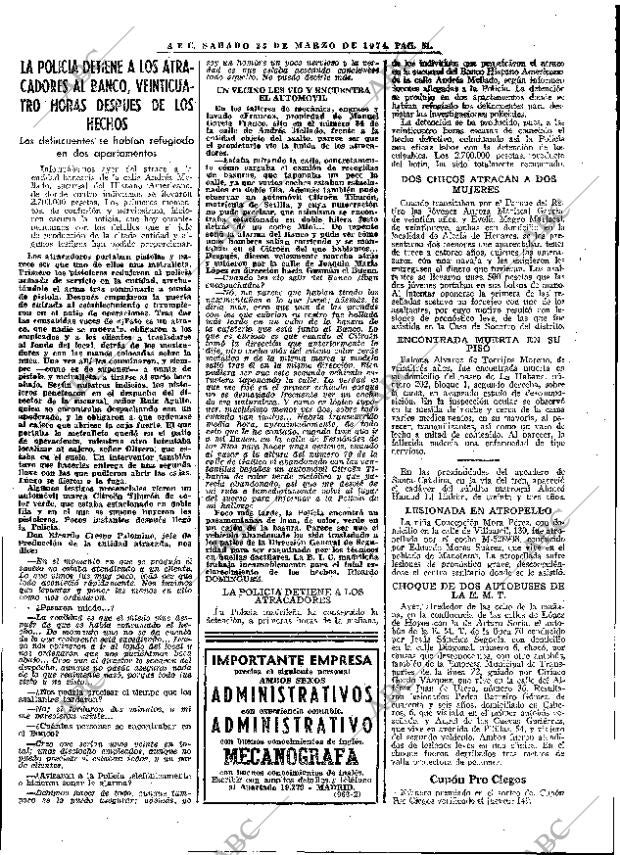 ABC MADRID 23-03-1974 página 77