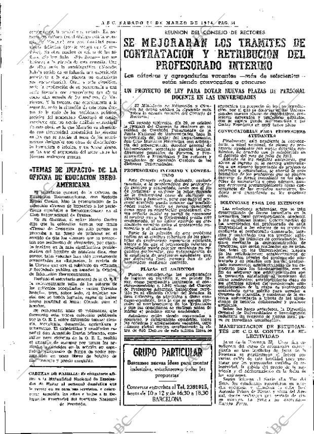 ABC MADRID 23-03-1974 página 80