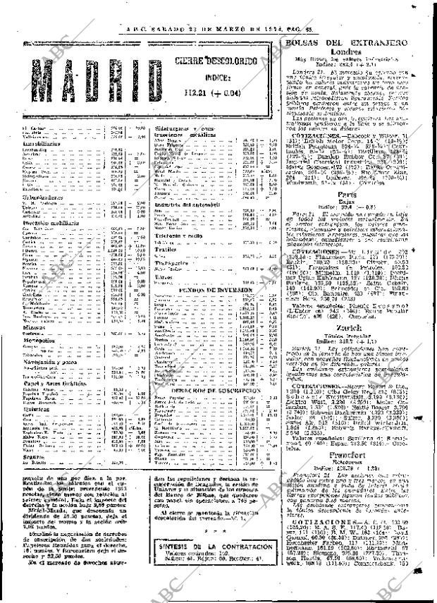 ABC MADRID 23-03-1974 página 91