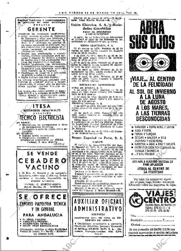 ABC MADRID 23-03-1974 página 94