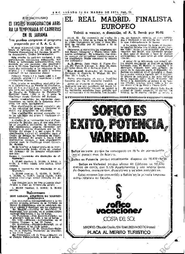 ABC MADRID 23-03-1974 página 99