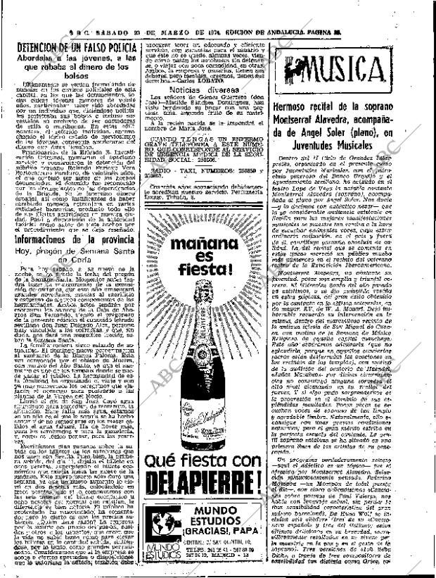 ABC SEVILLA 23-03-1974 página 55