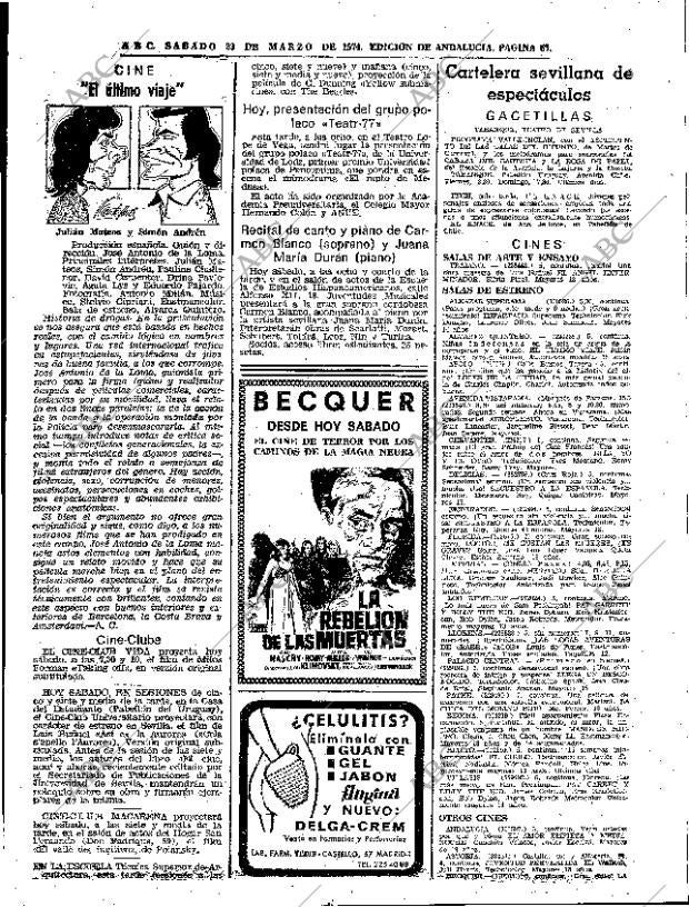 ABC SEVILLA 23-03-1974 página 67