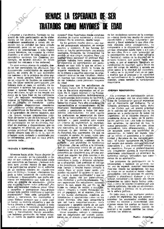 BLANCO Y NEGRO MADRID 23-03-1974 página 31