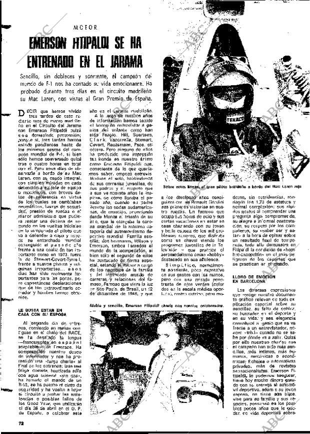 BLANCO Y NEGRO MADRID 23-03-1974 página 72