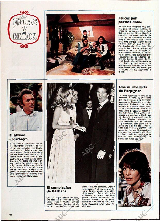 BLANCO Y NEGRO MADRID 23-03-1974 página 78