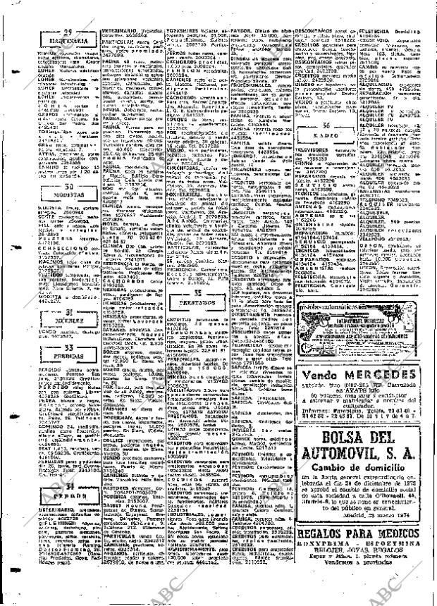 ABC MADRID 29-03-1974 página 106