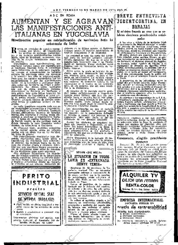 ABC MADRID 29-03-1974 página 29