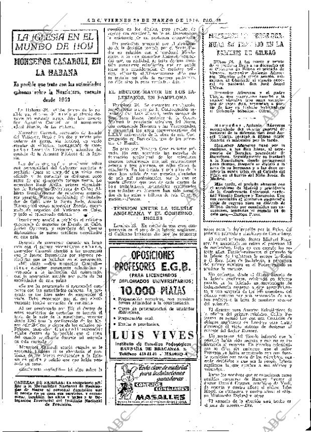 ABC MADRID 29-03-1974 página 39