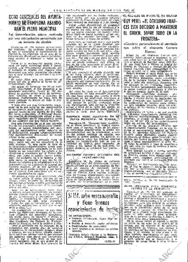 ABC MADRID 29-03-1974 página 45