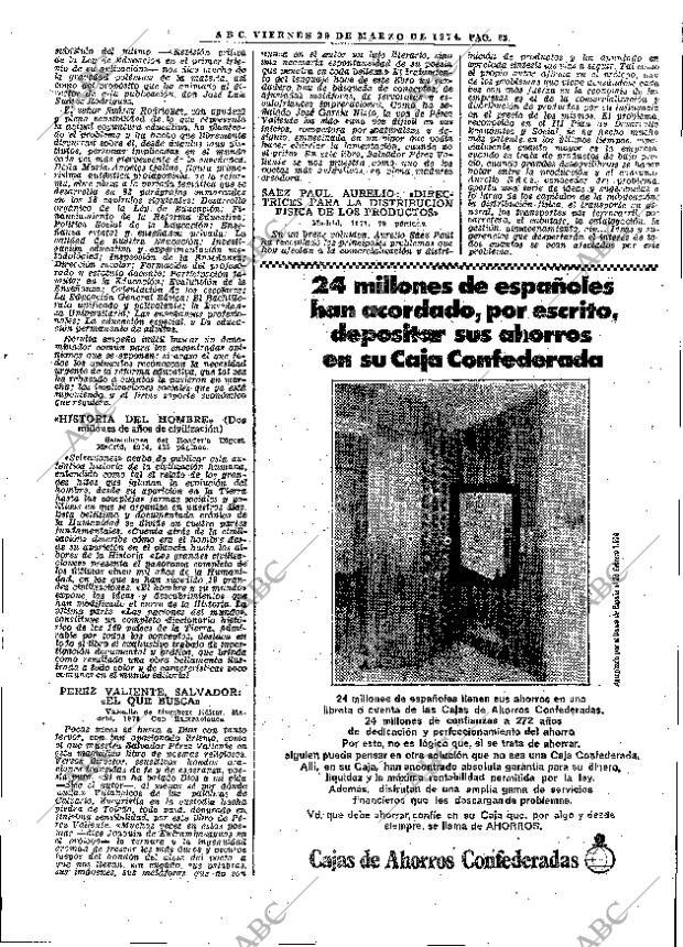 ABC MADRID 29-03-1974 página 63