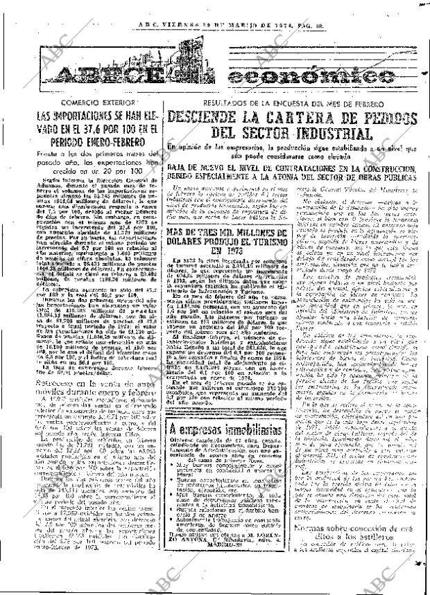 ABC MADRID 29-03-1974 página 69