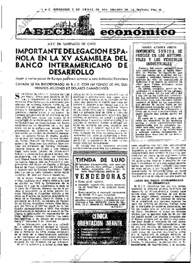 ABC MADRID 03-04-1974 página 67