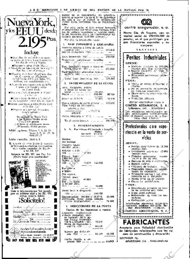 ABC MADRID 03-04-1974 página 70