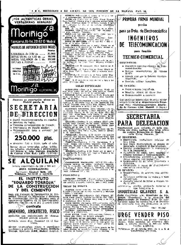 ABC MADRID 03-04-1974 página 96