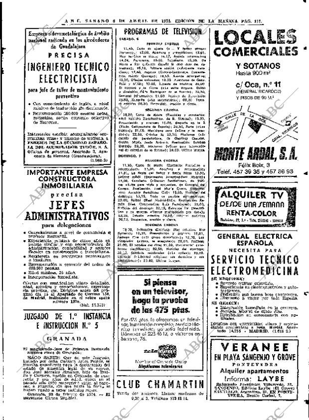 ABC MADRID 06-04-1974 página 111