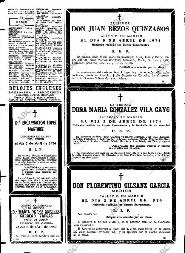 ABC MADRID 06-04-1974 página 124