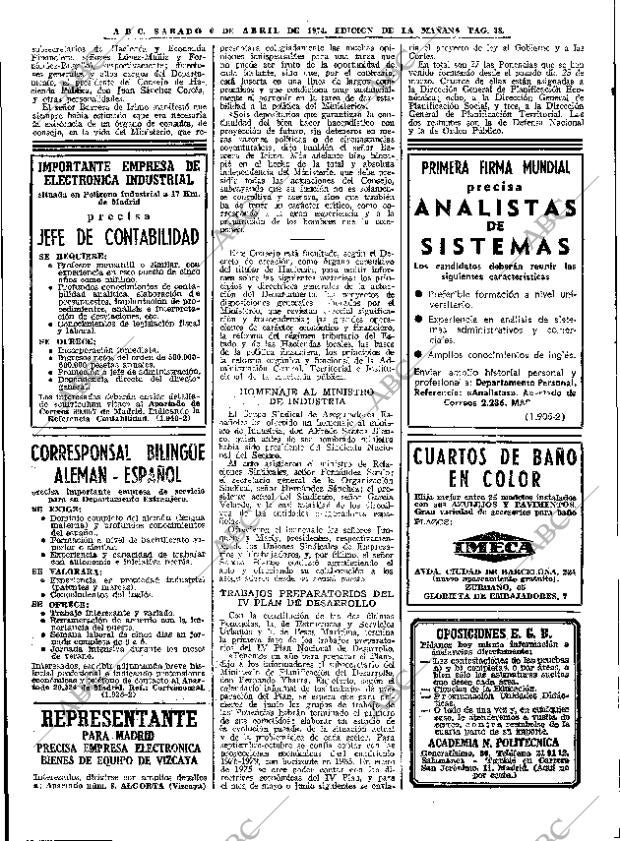 ABC MADRID 06-04-1974 página 38