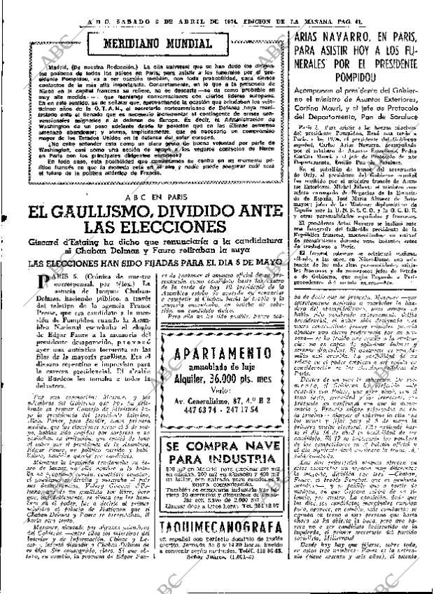 ABC MADRID 06-04-1974 página 41