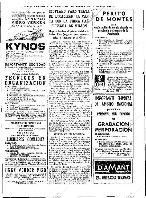 ABC MADRID 06-04-1974 página 44