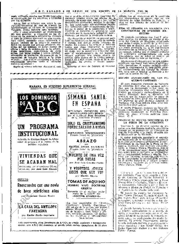 ABC MADRID 06-04-1974 página 56
