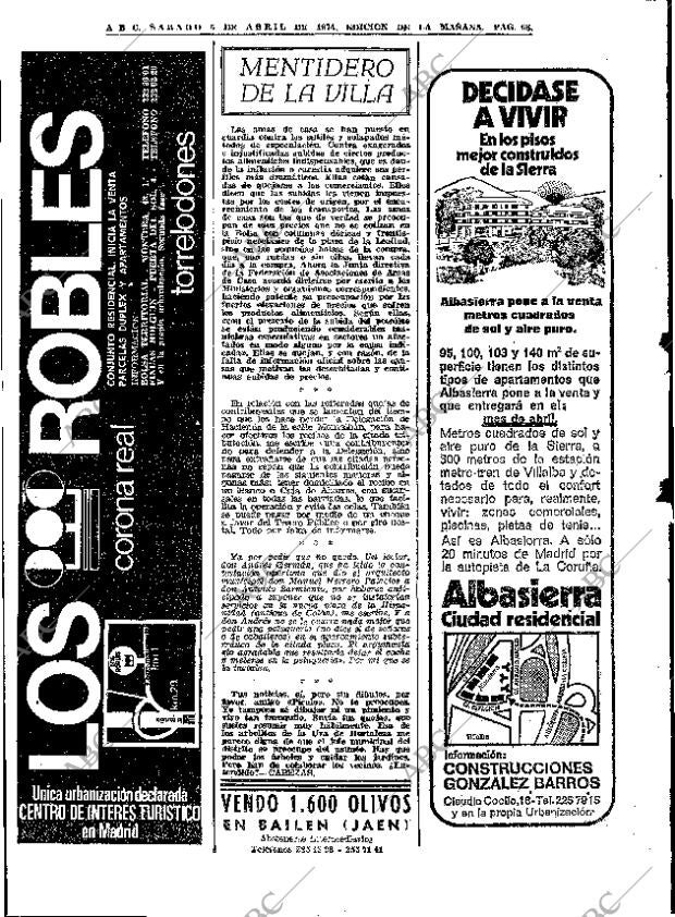 ABC MADRID 06-04-1974 página 68