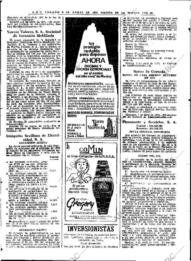 ABC MADRID 06-04-1974 página 86