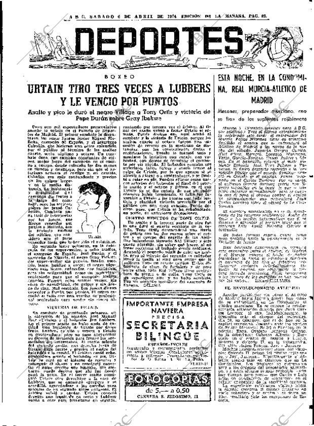 ABC MADRID 06-04-1974 página 89