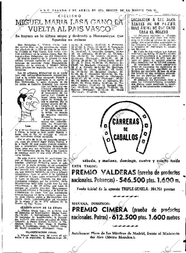 ABC MADRID 06-04-1974 página 91