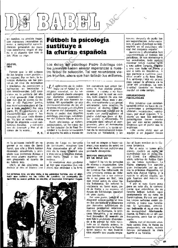 BLANCO Y NEGRO MADRID 06-04-1974 página 61