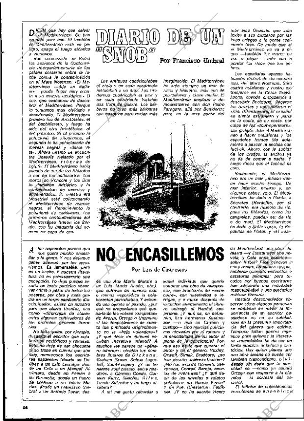 BLANCO Y NEGRO MADRID 06-04-1974 página 64