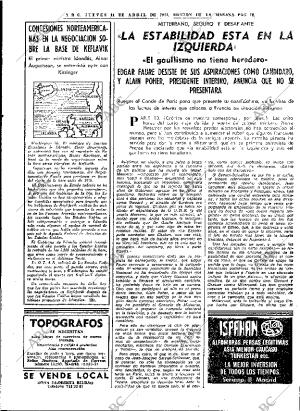 ABC MADRID 11-04-1974 página 19