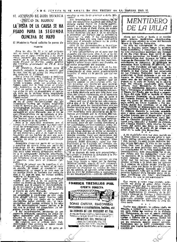 ABC MADRID 11-04-1974 página 37