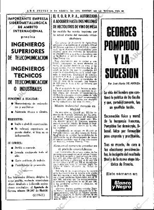 ABC MADRID 11-04-1974 página 46