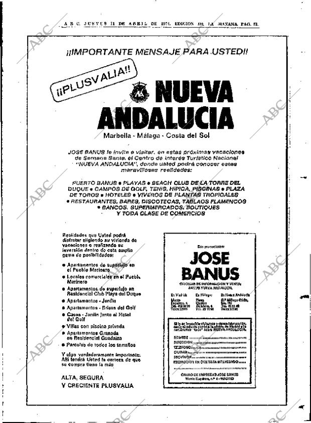 ABC MADRID 11-04-1974 página 51