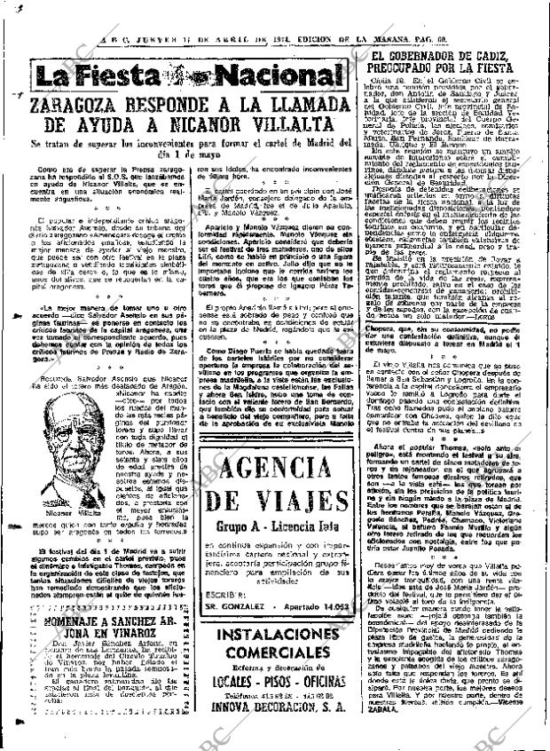 ABC MADRID 11-04-1974 página 60