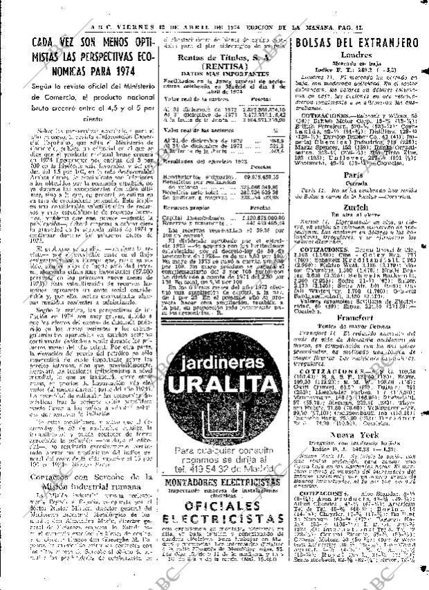 ABC MADRID 12-04-1974 página 41