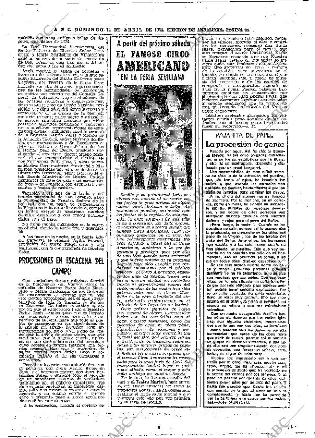 ABC SEVILLA 14-04-1974 página 44